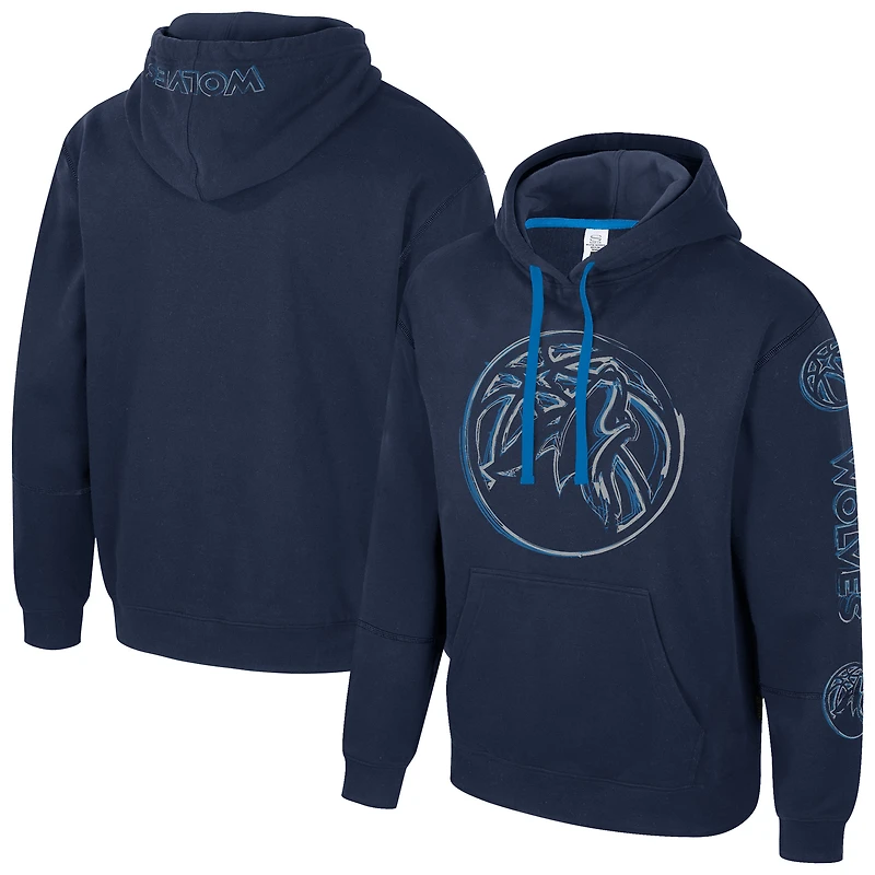 Sweat à capuche Elementized bleu marine unisexe Stadium Essentials des Minnesota Timberwolves