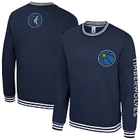 Unisex Stadium Essentials Navy Minnesota Timberwolves Half-Time 2 Pullover Sweatshirt