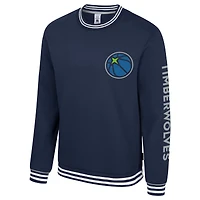 Unisex Stadium Essentials Navy Minnesota Timberwolves Half-Time 2 Pullover Sweatshirt