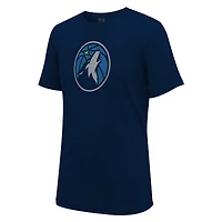 T-shirt unisexe avec logo principal des Minnesota Timberwolves, bleu marine, Stadium Essentials