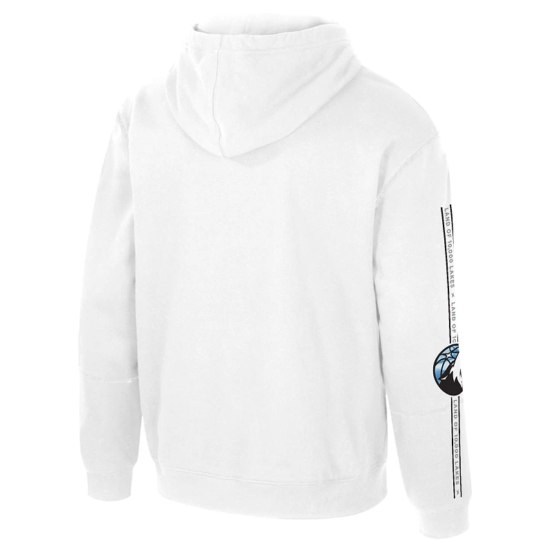 Unisex Stadium Essentials White Minnesota Timberwolves 2024/25 City Edition Star Pullover Hoodie