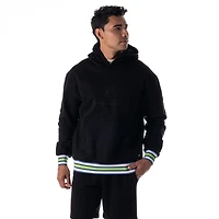 Unisex The Wild Collective Black Minnesota Timberwolves Custom Rib Tonal Premium Hoodie