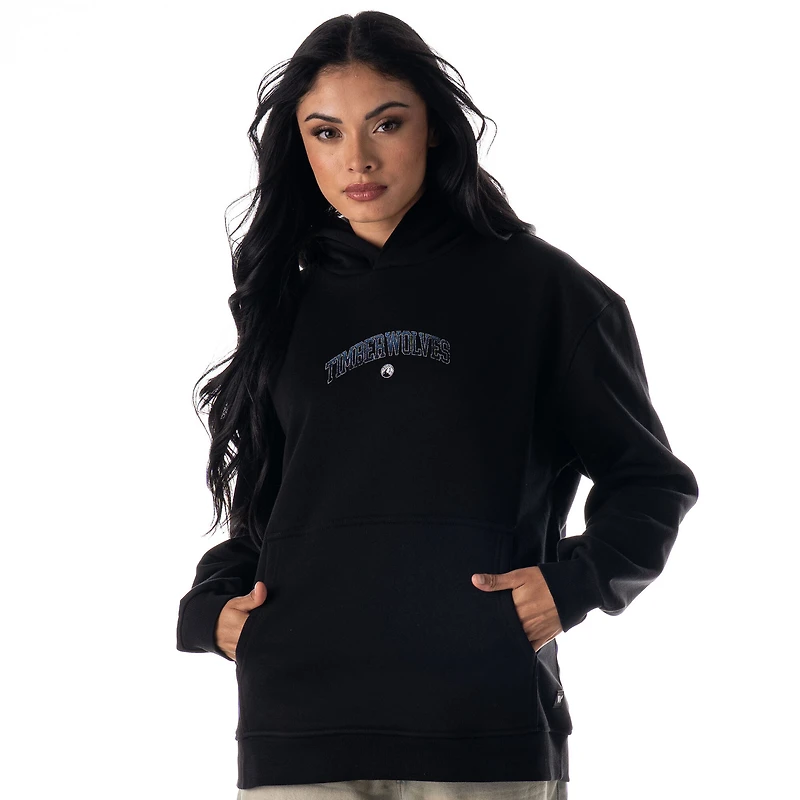 Unisex The Wild Collective Black Minnesota Timberwolves Splatter Premium Hoodie