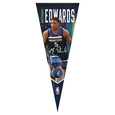 WinCraft Anthony Edwards Minnesota Timberwolves 12" x 30" Premium Pennant