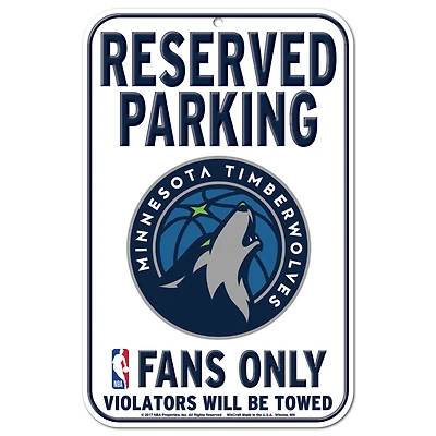 WinCraft Minnesota Timberwolves 11" x 17" Indoor/Outdoor Sign