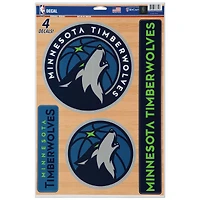 WinCraft Minnesota Timberwolves 11" x 17" Multi-Use Decal Sheet