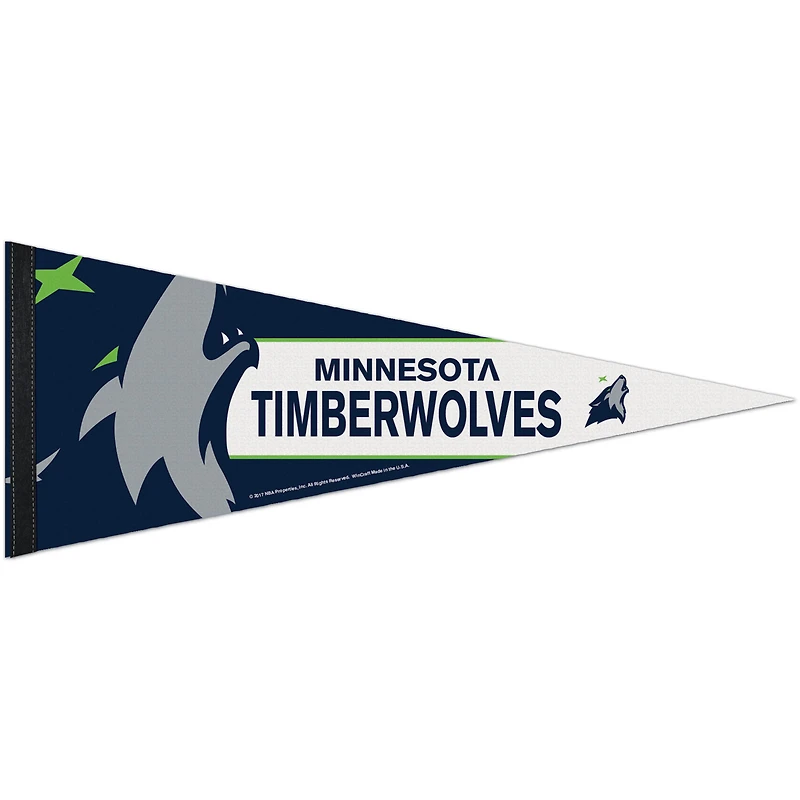 WinCraft Minnesota Timberwolves 12" x 30" Large Logo Premium Pennant