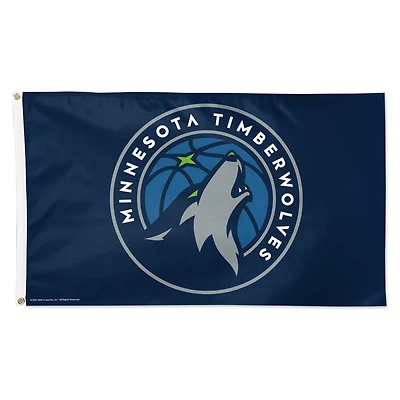 WinCraft Minnesota Timberwolves 3' x 5' Single-Sided Deluxe Primary Team Logo Flag