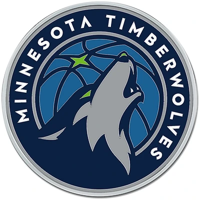 WinCraft Minnesota Timberwolves Colored Chrome Auto Emblem
