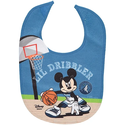 WinCraft Minnesota Timberwolves Disney Mickey All Pro Bavoir pour bébé