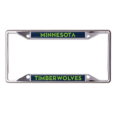 WinCraft Minnesota Timberwolves Printed Metal License Plate Frame