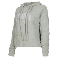 Sweat à capuche confortable Ventura pour femme Concepts Sport Grey Minnesota Timberwolves