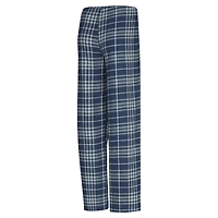 Ensemble de nuit pour femme avec t-shirt et pantalon en flanelle Minnesota Timberwolves Vector bleu marine/gris Concepts Sport