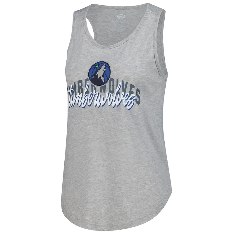 Ensemble débardeur et pantalon pour femme Concepts Sport Navy Minnesota Timberwolves Regulate