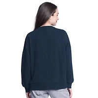 Women's G-III 4Her by Carl Banks Navy Minnesota Timberwolves Athletic Pullover Sweatshirt