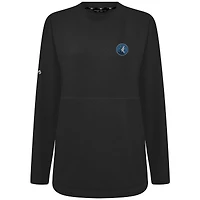 Sweat-shirt à capuche Beaudry noir pour femme des Timberwolves du Minnesota Levelwear