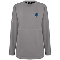 Sweat-shirt gris Beaudry pour femme des Timberwolves du Minnesota Levelwear