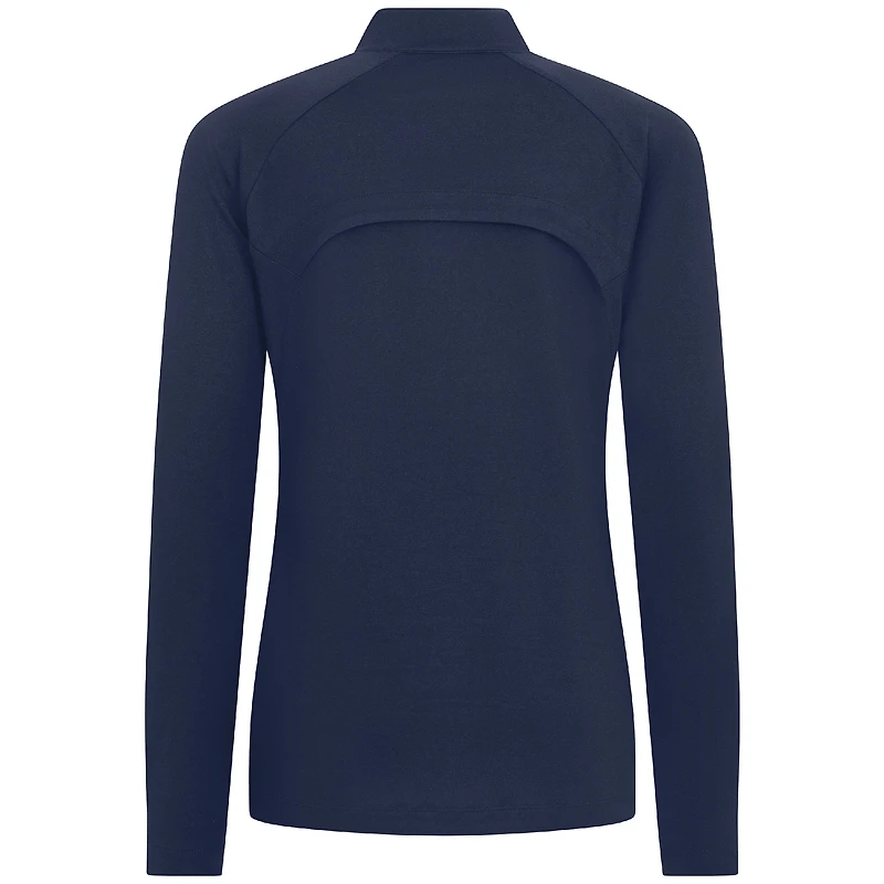 Haut à fermeture éclair quart de tour Flex Insignia 2.0 bleu marine pour femme des Timberwolves du Minnesota