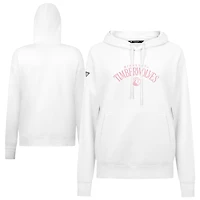 Sweat à capuche blanc Levelwear pour femme, motif « Mother's Day Adorn Arched » des Timberwolves du Minnesota