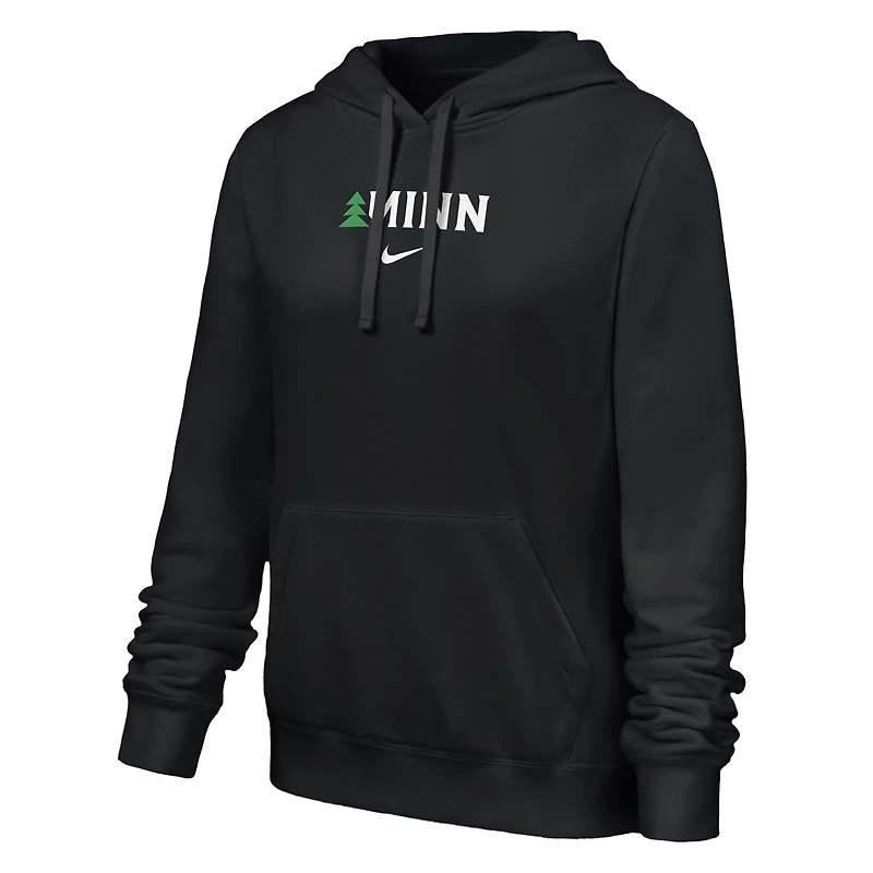 Women's Nike Black Minnesota Timberwolves Club Fleece Hoodie