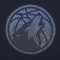 T-shirt court et boxy pour femme Pro Standard bleu marine Minnesota Timberwolves Jewels