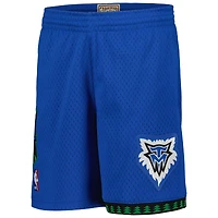 Youth Mitchell & Ness Blue Minnesota Timberwolves Hardwood Classics Swingman Shorts