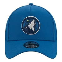 Casquette ajustable New Era bleue Minnesota Timberwolves 9FORTY pour jeunes