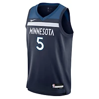 Youth Nike Anthony Edwards College Navy Minnesota Timberwolves Swingman Jersey - Icon Edition