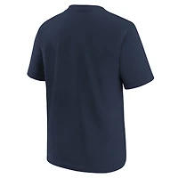 T-shirt Nike bleu marine pour enfant avec logo essentiel de l'équipe Minnesota Timberwolves