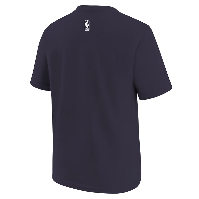 T-shirt Nike Max90 City Edition 2025/26 pour jeunes, violet/marine, Minnesota Timberwolves