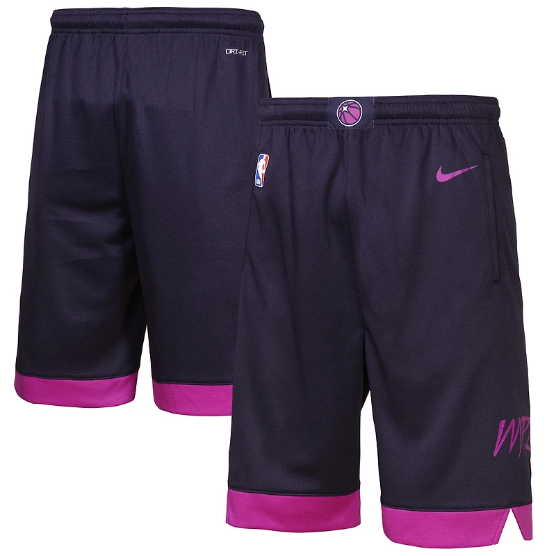 Youth Nike Purple Minnesota Timberwolves 2025/26 City Edition Swingman Performance Shorts