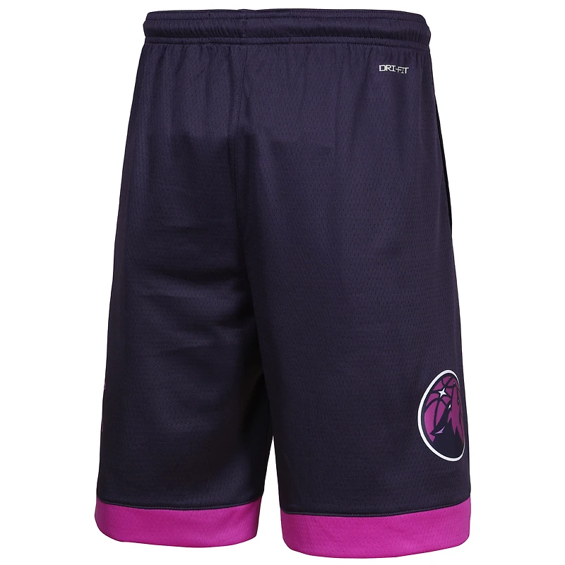 Youth Nike Purple Minnesota Timberwolves 2025/26 City Edition Swingman Performance Shorts