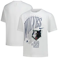 T-shirt Nike Max90 blanc Minnesota Timberwolves pour jeunes