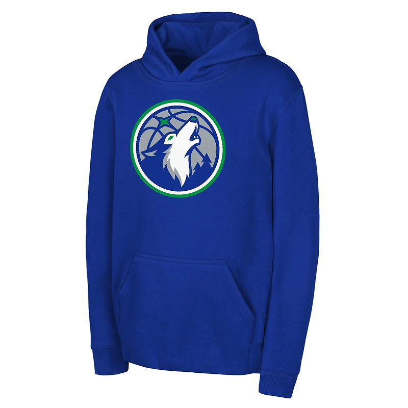 Sweat à capuche bleu Youth Outerstuff Minnesota Timberwolves Core