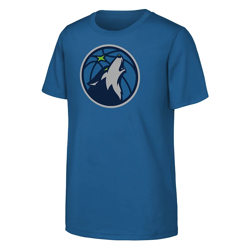 Youth Navy Minnesota Timberwolves Primary Logo T-Shirt