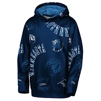 Sweat à capuche bleu marine Minnesota Timberwolves Moving Violation pour jeunes Outerstuff