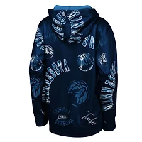 Sweat à capuche bleu marine Minnesota Timberwolves Moving Violation pour jeunes Outerstuff