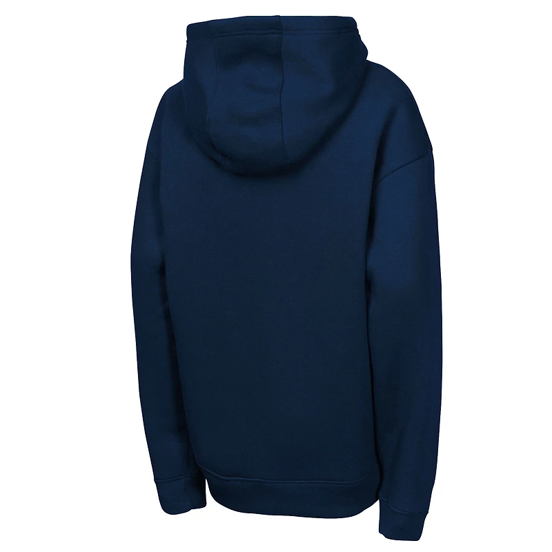 Sweat à capuche Outerstuff bleu marine Minnesota Timberwolves pour jeunes