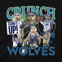 T-shirt noir Youth Stadium Essentials Minnesota Timberwolves Mascot Crossroads