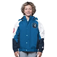 Youth Starter  Blue/Navy Minnesota Timberwolves All Time Pro Jr. Full-Zip Hoodie Jacket