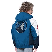Youth Starter  Blue/Navy Minnesota Timberwolves All Time Pro Jr. Full-Zip Hoodie Jacket