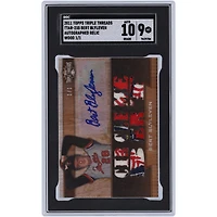 Bert Blyleven Minnesota Twins Autographed 2011 Topps Triple Threads Game Used Relic Wood #TTAR-235 #1/1 SGC Authenticated 9/10 Card