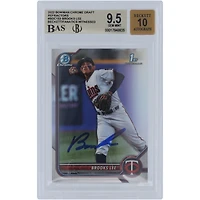 V106832 Twins Brooks Lee Minnesota Twins Autographié 2022 Bowman Chrome Draft Refractor #BDC-153 Beckett Fanatics Witnessed Authenticated 9.5/10 Card 2 Brooks Lee AUT BWM TRADING CARDS 45831 AUTTRC CA01B09969 #13