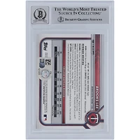 Brooks Lee Minnesota Twins Autographed 2022 Bowman Draft 1st Edition #BD-153 Beckett Fanatics Witnessed Authenticated 9/10 Card