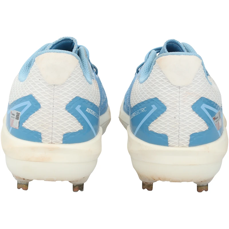 Brooks Lee Minnesota Twins Game-Used Blue/White adidas Cleats from the 2024 MLB Season
