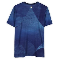 Maillot à manches courtes bleu City Connect porté par Brooks Lee, joueur des Minnesota Twins, saison 2024 de la MLB - Taille XL