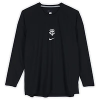 Brooks Lee Minnesota Twins Player-Worn Navy/ Long Sleeve Shirt from the 2024 MLB Season