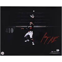 Byron Buxton Minnesota Twins Autographed 16" x 20" Home Run Robbing Wall Catch Spotlight Photograph
