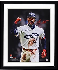 Photo dédicacée de Byron Buxton (Minnesota Twins) - 40,6 x 50,8 cm (édition limitée à 25 exemplaires)