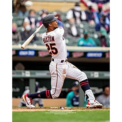 Byron Buxton, joueur non signé des Twins du Minnesota, frappe un coup de circuit